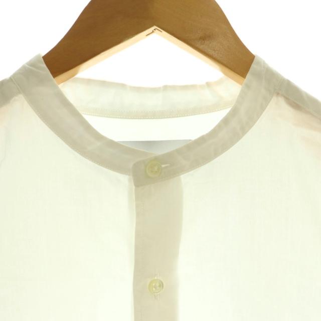 【中古】グラフペーパー Graphpaper Broad L/S Oversized Band Collar Shirtバンドカラーシャツ 前開き 1 白 メンズ 中古】グラフペーパー Graphpaper Broad L/S Oversized Band Collar