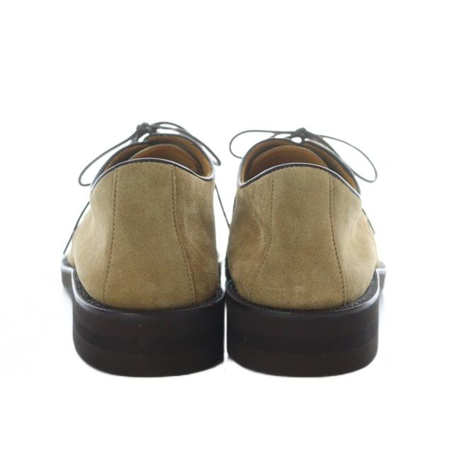 【中古】ダブルエイチ w+h レースアップシューズ ドレス スエード レザー 8 26.5cm ベージュ ■SH /RI ■OS メンズ
