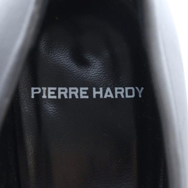 【中古】ピエールアルディ PIERRE HARDY パンプス チャンキーヒール プレーントゥ レザー 37 23.5cm 黒 ブラック
