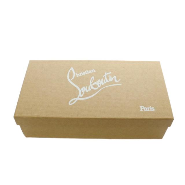 【中古】クリスチャンルブタン ESCARPIC FLAT VEAU VELOURS エスカルピックフラット パンプス 35.5 22.5cm 赤