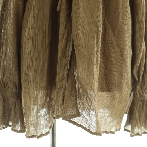 中古】リヴドロワ RIVE DROITE 25SS 楊柳ギャザーブラウス 長袖 インド