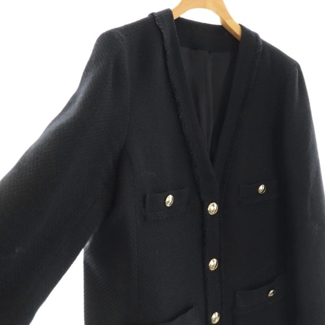 中古】アナイ ANAYI 24AW ウールプリペラVネックロング ジャケット