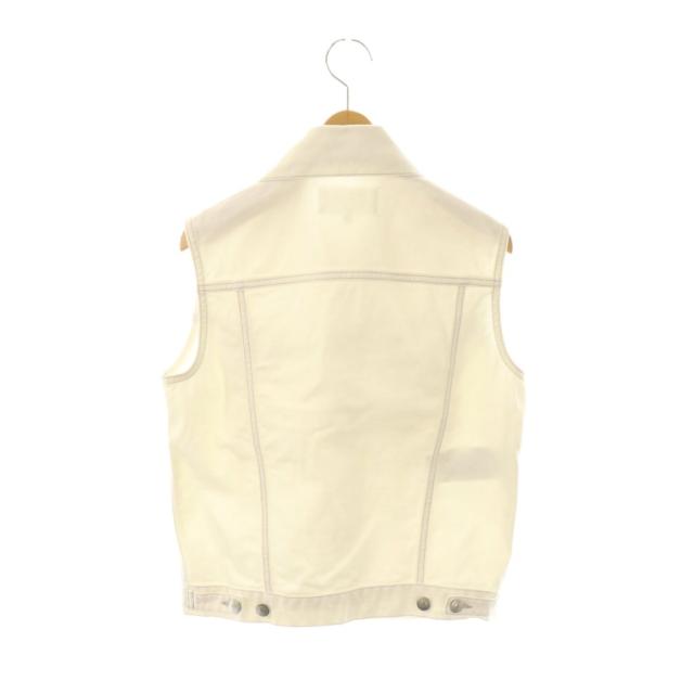 【中古】メゾンマルジェラ 1 Maison Margiela 1 デニムベスト 前開き 38 白 ホワイト /AT ■OS レディース_1