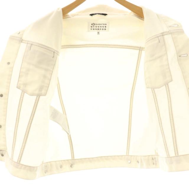 【中古】メゾンマルジェラ 1 Maison Margiela 1 デニムベスト 前開き 38 白 ホワイト /AT ■OS レディース_3