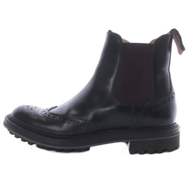 【中古】チャーチ church's Aura 2 Lw チェルシーブーツ ショート レザー 36.5 黒 /SR レディース