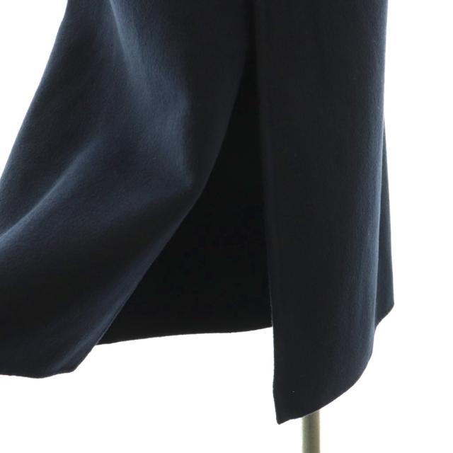 【中古】未使用品 ミューズ ドゥーズィエム クラス 24AW ウールアンゴラ混 ロングベスト ベルト付き 38 ネイビー_5