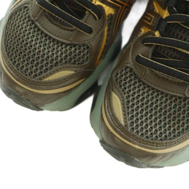 【中古】アシックス GEL-QUANTUM KINETIC スニーカー シューズ US5 23.5cm 黒 ゴールドカラー 1203A270 レディース