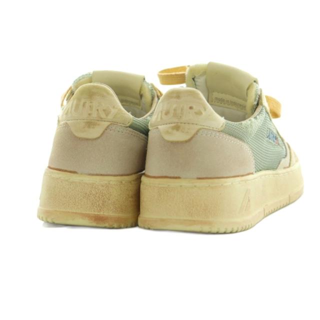 【中古】オートリー 25SS SUP VINT LOW スニーカー シューズ 36 23.5cm グリーン イエロー 25093923004010 レディース