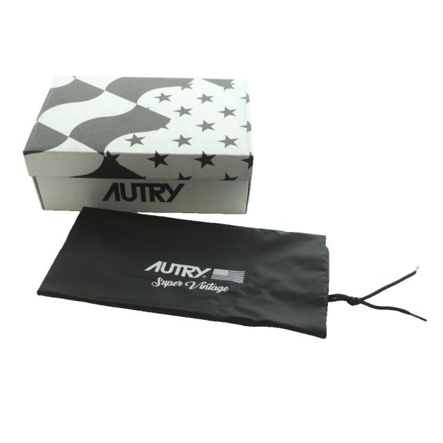 【中古】オートリー 25SS SUP VINT LOW スニーカー シューズ 36 23.5cm グリーン イエロー 25093923004010 レディース