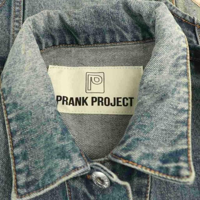 【中古】プランクプロジェクト PRANK PROJECT 23AW デニムジャケット ロンパース F ブルー /HK ■OS レディース 中古】プランクプロジェクト PRANK PROJECT 23AW デニムジャケット