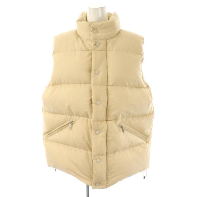 【中古】シュタンバウム OLMETEX DOWN VEST ダウンベスト アウター ジップアップ F ライトベージュ /DO ■OS