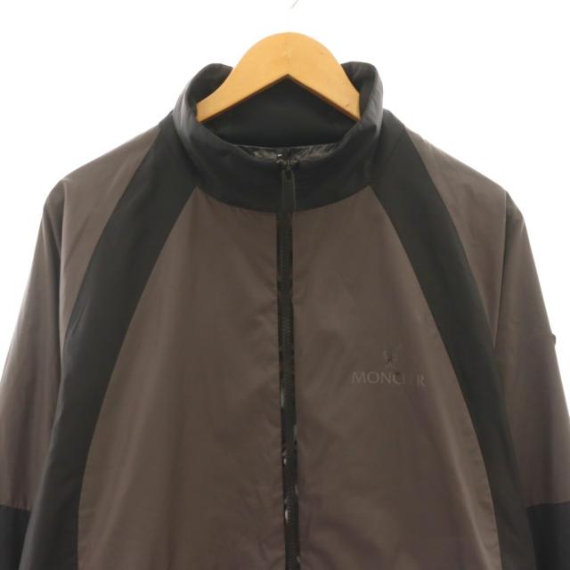 【中古】モンクレール MONCLER HIDEKI GIUBBOTTO ジップアップ ジャケット ブルゾン 1 グレー ブラック 黒 メンズ_3