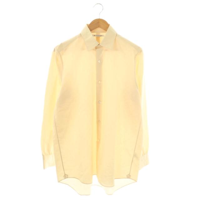 【中古】マーティーアンドサンズ MAATEE&SONS 25SS ELIZABETH SEASILK シャツ 長袖 スタンドカラー 2 アイボリー