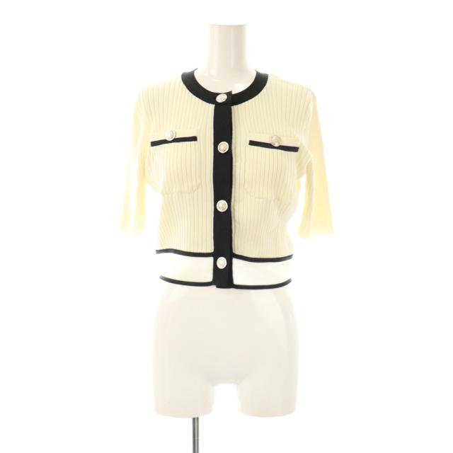 【中古】スナイデル SNIDEL 25SS メタルボタンニットセットアップ カーディガン タイトスカート ロング F ホワイト 中古】スナイデル SNIDEL 25SS メタルボタンニットセットアップ