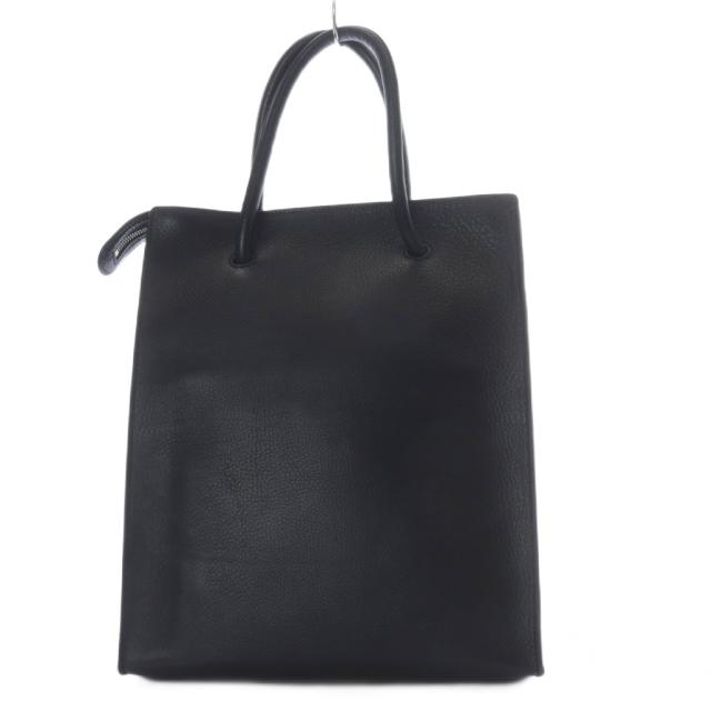 美品 HIROFU トートバッグ 2WAY レザー ブラック A4収納可 保存袋