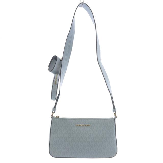 【中古】マイケルコース ショルダーバッグ 水色 ブルー 35S1GTVC3B /SR  レディース