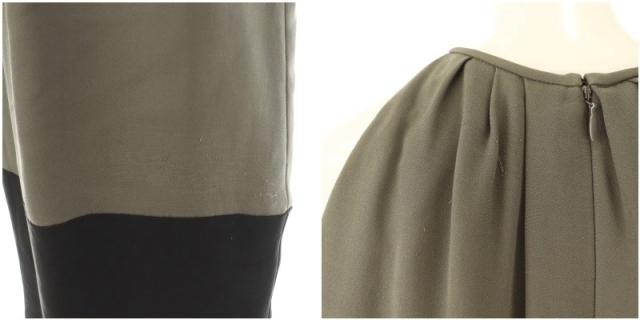 中古】セリーヌ CELINE シルクドレスワンピース ミニ ノースリーブ 34