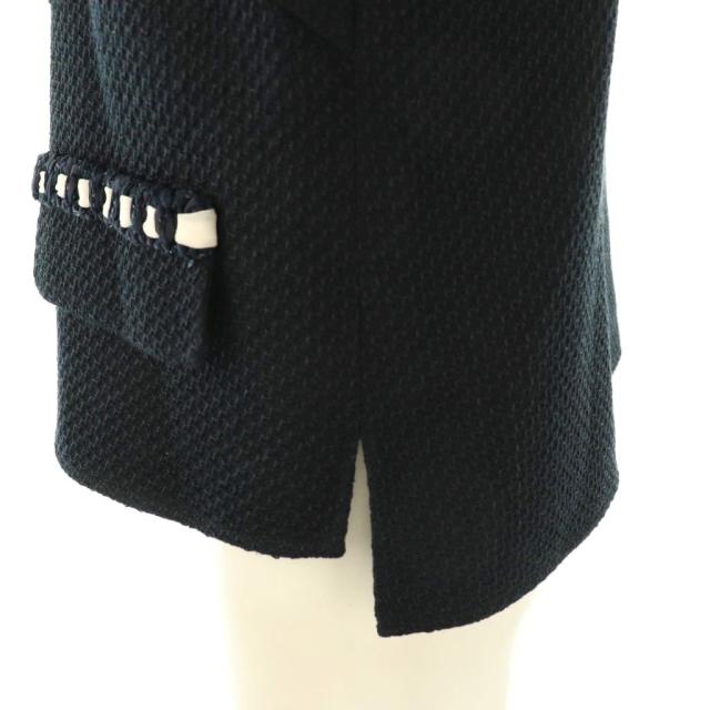 【中古】ルネ Rene ツイードプルオーバー ブラウス 34 紺 ネイビー /AT ■OS レディース 中古】ルネ Rene ツイードプルオーバー ブラウス 34 紺 ネイビー /AT