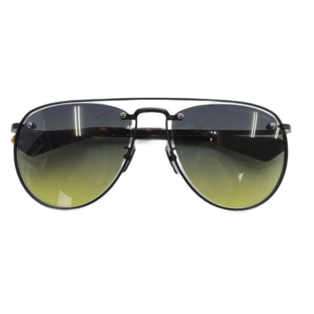 【中古】ディータ DITA サングラス SYSTOIC-TWO グラデーション 59□18-145 黒 茶色 DTS176-A-01 /SR ■SH メンズ