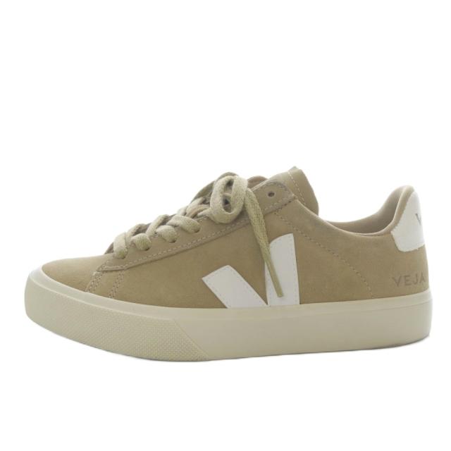【中古】ベジャ VEJA CAMPO SUEDE DUNE WHITE スニーカー ローカット スエード 37 ブラウン /YO29 レディース