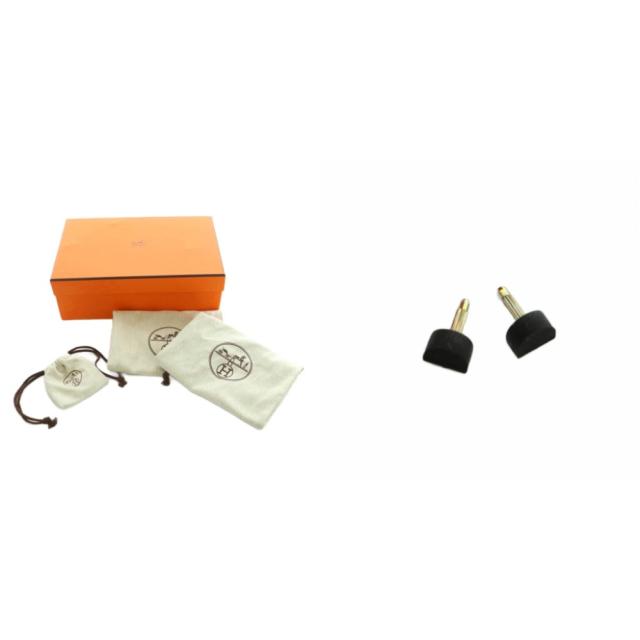 【中古】エルメス パンプス ポインテッドトゥ エナメル スエード切替 レースアップ 35 22.5cm 黒 /MI ■OS レディース