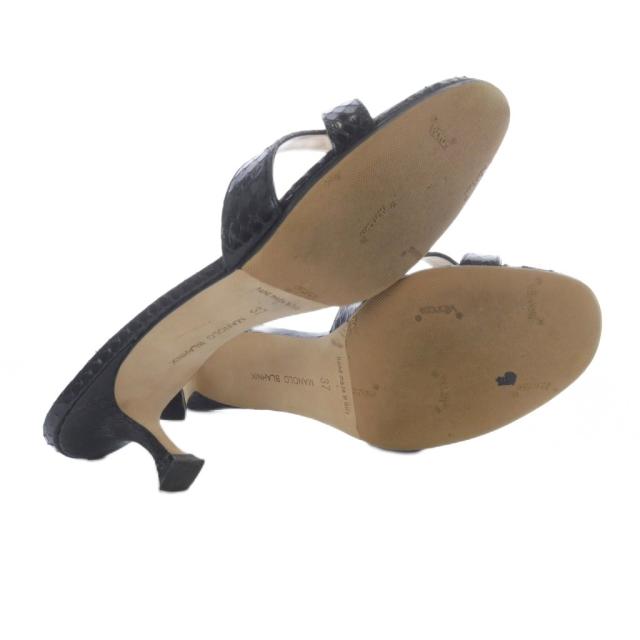 中古】マノロブラニク MANOLO BLAHNIK Callamu 50 サンダル ミュール