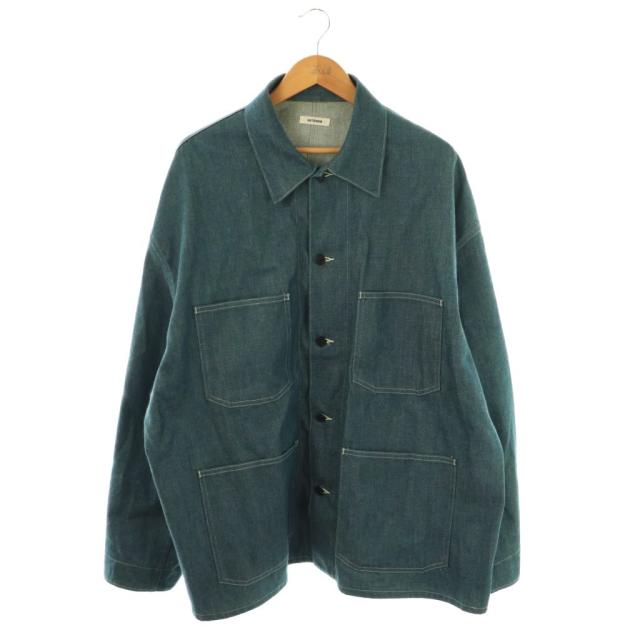 【中古】インテリム INTERIM ハイパービッグデニムカバーオール デニムジャケット 5 ブルー /DF ■OS ■AD メンズ