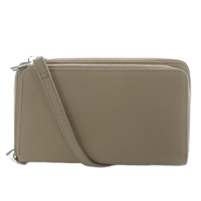 【中古】未使用品 ペルケ perche 牛革ウォレットチェーンショルダーバッグ ワンショルダー 斜め掛け オーク