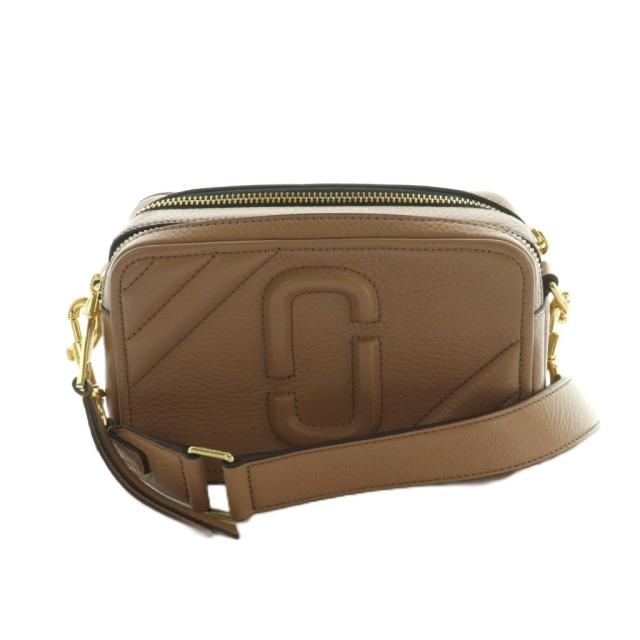 【中古】マークジェイコブス スナップショット ショルダーバッグ レザー ピンクベージュ /MI ■OS レディース