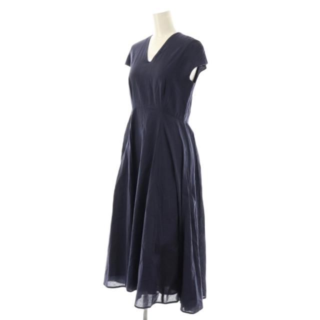 【中古】マリハ MARIHA 春の月のドレス ワンピース Vネック 36 ネイビー /CX ■OS レディース_2