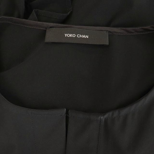 【中古】ヨーコチャン YOKO CHAN フリルワンピース スキッパー 前開き 36 ブラック /CX ■OS レディース 中古】ヨーコチャン YOKO CHAN フリルワンピース スキッパー 前開き 36