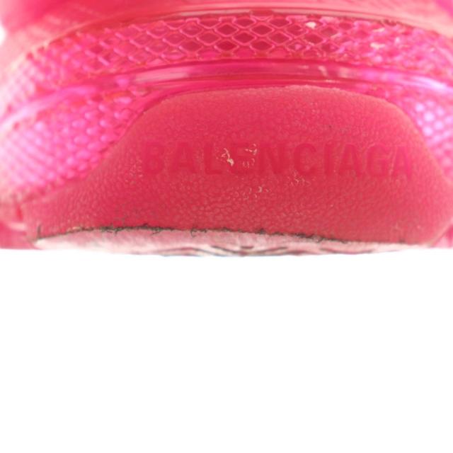 【中古】バレンシアガ トリプルS TRIPLE S スニーカー シューズ US6 24.0cm ショッキングピンク 544351 レディース