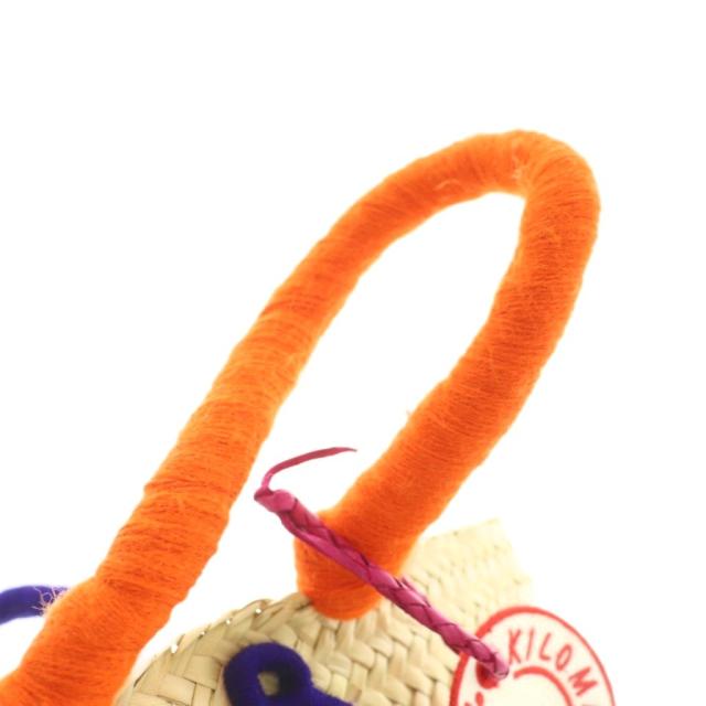 中古】キロメートル パリ SAINT-TROPEZ かごバッグ ストローバッグ