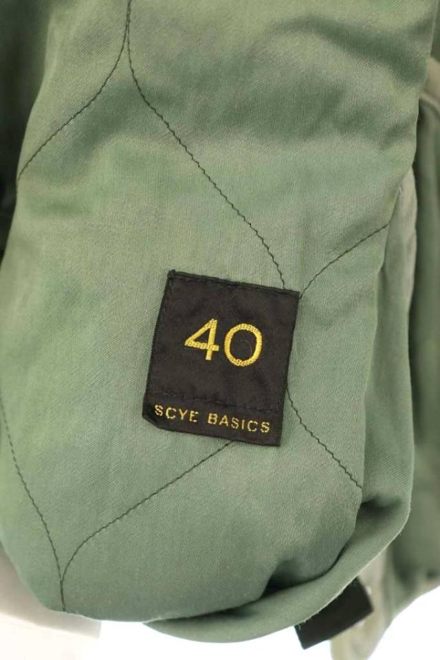 中古】サイ N/P Light Taffeta Garment Dyed Shell Jacket ノーカラー  