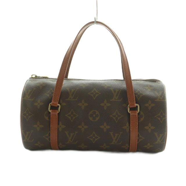 【中古】 ルイヴィトン LOUIS VUITTON パピヨン26 ミニハンドバッグ モノグラム ブラウン M51386 ■OH レディース