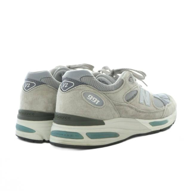 【中古】ニューバランス NEW BALANCE スニーカー スエード UK9 27.5cm グレー U991GL2  /RI ■OS メンズ