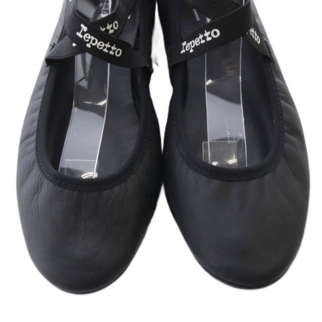【中古】レペット Repetto babies joana メリージェーン バレエシューズ 38 24.7cm 黒 ブラック /SR ■SH レディース