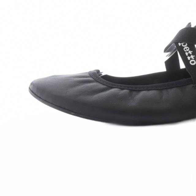 【中古】レペット Repetto babies joana メリージェーン バレエシューズ 38 24.7cm 黒 ブラック /SR ■SH レディース