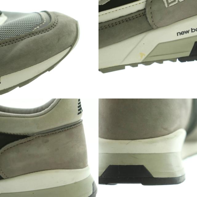 【中古】ニューバランス NEW BALANCE スニーカー シューズ US9 26.0cm グレー 黒 ブラック M1500XG /MI ■OS メンズ