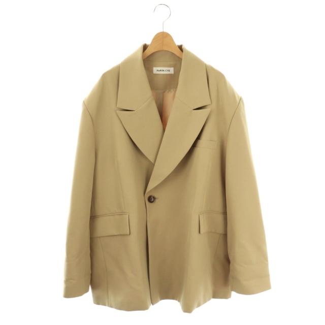 【中古】ヘリンドットサイ HeRIN.CYE 24SS Over silhouette jacket ジャケット シングル オーバーサイズ F ベージュ