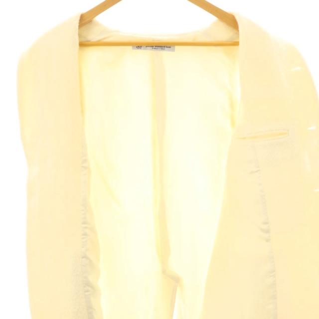 【中古】未使用品 ジャーナルスタンダード ラックス 24AW ツイードヘリンベスト シルク混 オフホワイト /ES ■OS_4