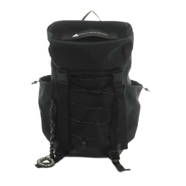 【中古】アディダス バイ ステラマッカートニー バックパック リュックサック ヴィーガンリサイクル 黒 IN9103