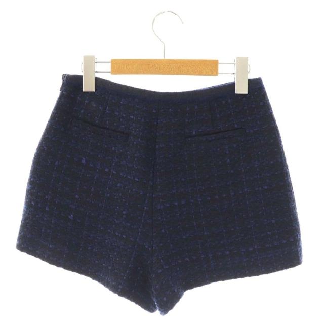 【中古】タラジャーモン 25FWコレクションツイードショートパンツ イージー ネイビー /DO ■OS ■SH レディース