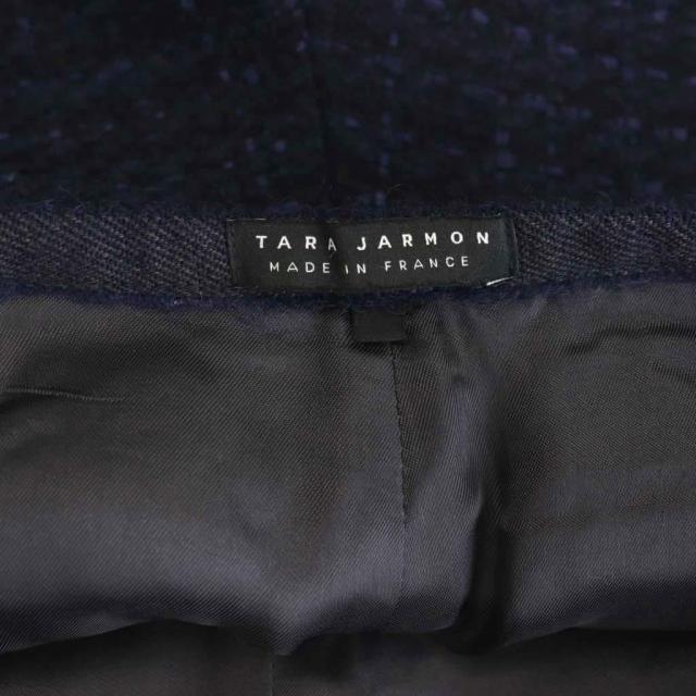 【中古】タラジャーモン 25FWコレクションツイードショートパンツ イージー ネイビー /DO ■OS ■SH レディース