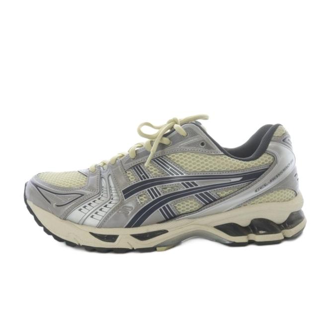 【中古】アシックス asics GEL-KAYANO 14 スニーカー ローカット US10 シルバー色 1203A537-250 /YO9 ■AD メンズ