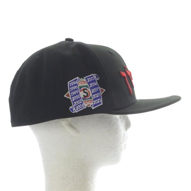 【中古】シュプリーム SUPREME New Era 23AW Hebrew New Era キャップ 帽子 7 3/4 61.5cm ブラック /YO5 ■AD メンズ