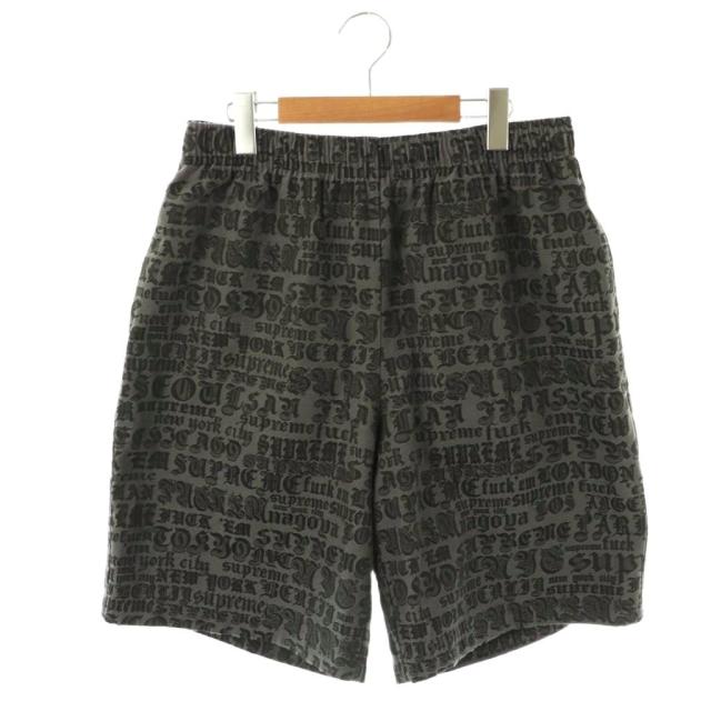 【中古】シュプリーム SUPREME 25SS Supreme Cities Jacquard Short ショートパンツ ハーフパンツ M グレー