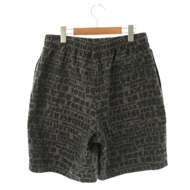 【中古】シュプリーム SUPREME 25SS Supreme Cities Jacquard Short ショートパンツ ハーフパンツ M グレー_1