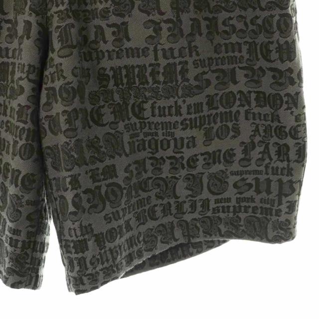 【中古】シュプリーム SUPREME 25SS Supreme Cities Jacquard Short ショートパンツ ハーフパンツ M グレー_3