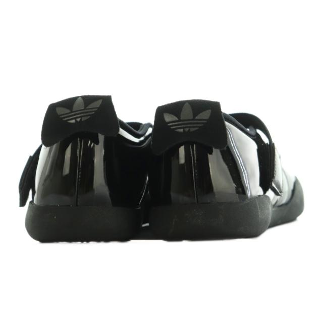 【中古】アディダスオリジナルス TAEKWONDO BY CAROLINE HU X EDISO フラットシューズ US7.5 24.5cm 黒 KK1395
